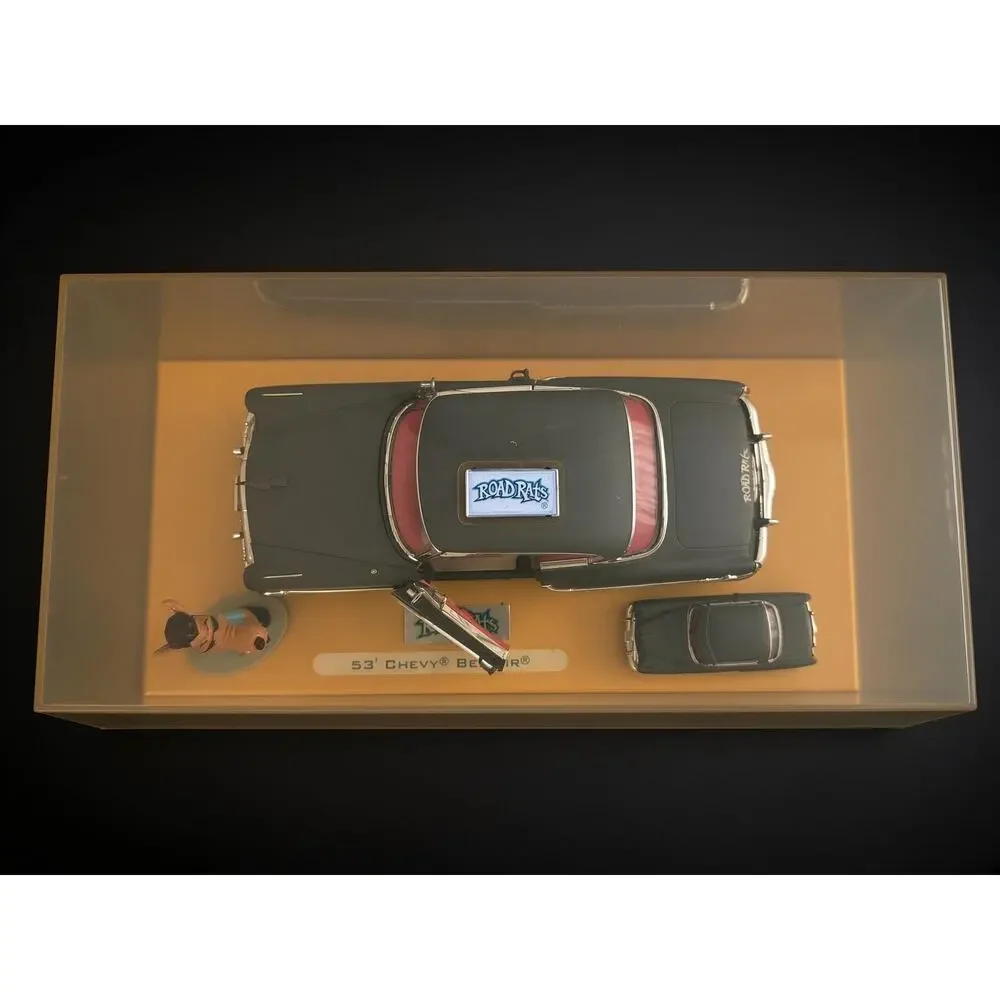 Jada Road Rats 1953 Chevy Bel Air Lowrider Diecast Display Set Character Fig